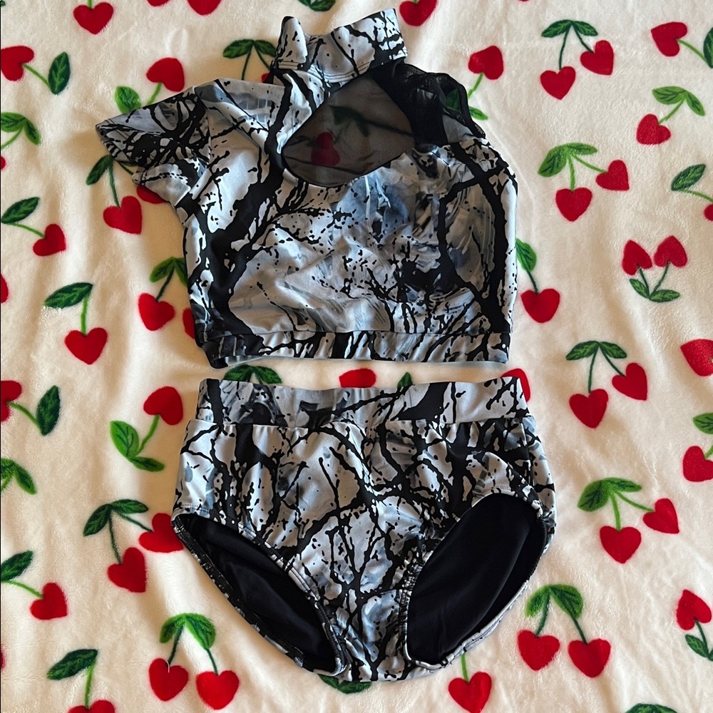 Patrick J Dancewear Black and Gray Set